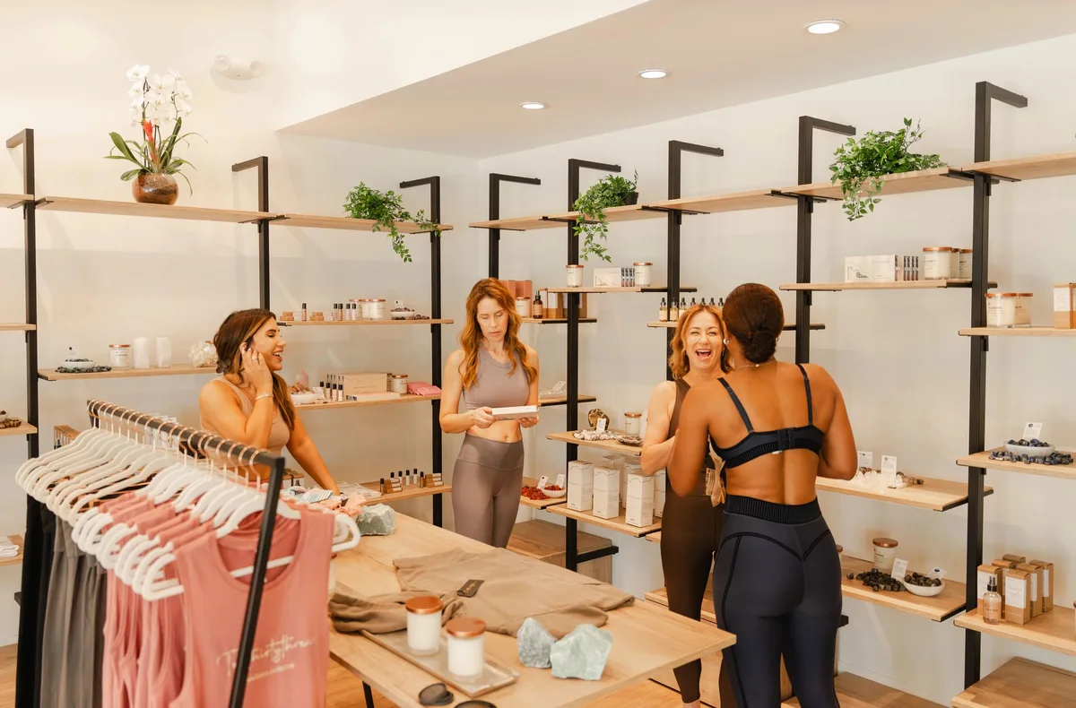 People connecting inside the Tenthirtythree collective and boutique